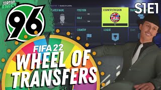 THE WHEEL OF TRANSFERS  FIFA 22 Hannover 96 Career Mode S1E1 [upl. by Holmun]