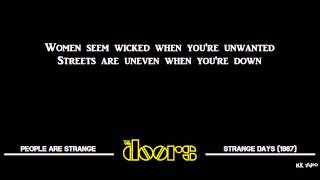 Lyrics for People Are Strange  The Doors [upl. by Amara]