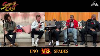 Uno VS Spades  SquADD Cast Versus  Ep 5  All Def [upl. by Pohsib]