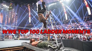 WWE TOP 100 LADDER MOMENTS [upl. by Kerge]