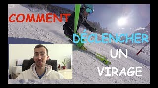 Comment déclencher un virage en ski  2 mouvements essentiels [upl. by Aramoy]