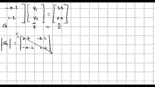 Cramers rule for 2x2 Circuit LET05 [upl. by Heather]