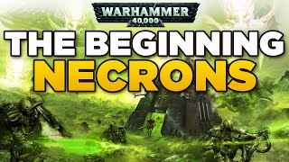 DARK BEGINNINGS Necrons Old Ones amp Eldar  WARHAMMER 40000 Lore  History [upl. by Neirda]