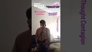 Muse Thought Contagion Guitar and Vocal Cover [upl. by Adnohsirk]