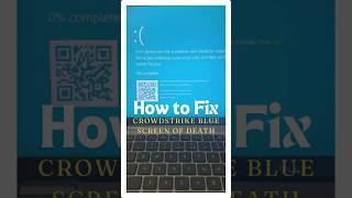 How To Fix Windows Crowdstrike Error BSOD falcon Sensor crowdstrike fix bsod windows [upl. by Aennil535]