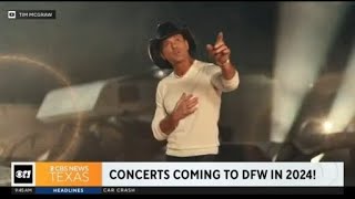 Concerts coming to DFW in 2024 [upl. by Reehsab]