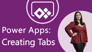 Power Apps Creating Tabs [upl. by Leahkim]