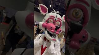 Amazing Five Nights at Freddy’s Cartoon Funtime Foxy Cosplay 🦊 shorts megacon fnaf cosplay [upl. by Tate]