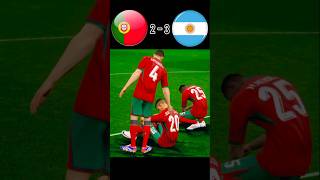 Portugal vs Argentina  FINAL  Penalty shoot by efootball 🤗  realistic pes gaming 🤗  shorts [upl. by Mendoza819]