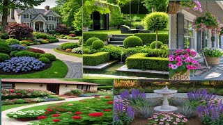 front yard landscaping ideas front garden ideasSD garden ideas [upl. by Annalla]