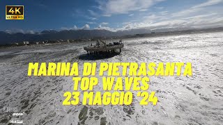 Marina di Pietrasanta Top Waves 23 Maggio 2024 [upl. by Midas]