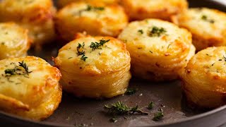 Mini Potato Dauphinoise Gratin Stacks [upl. by Ahsaet889]