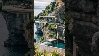 Cliffside architecture☺  Perched majestically on the cliffs edge this hidden gem offers shorts [upl. by Yerfoeg]