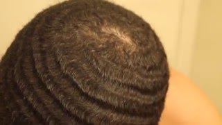 360 waves How I brush my pattern teaser [upl. by Refynnej]