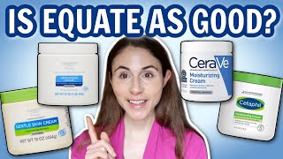 Is EQUATE AS GOOD AS CERAVE amp CETAPHIL CREAMS DERMATOLOGIST DrDrayzday REVIEWS [upl. by Ymme548]