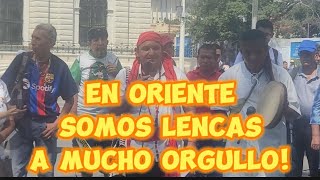 Orgullo Lenca de oriente presente en la conmemoración del 12 de octubre [upl. by Esinad43]