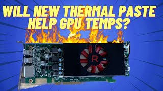 Will Thermal Paste Help GPU Temps RX 550 [upl. by Early]