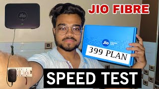 Jio fiber 399 plan speed test  jio fiber speed test  jio fiber speed test 30mbps  Shivam Sahani [upl. by Shaylyn]