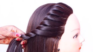 Very easy and beautiful hairstyle  flawless hairstyle  easy hairstyle  open hairstyle [upl. by Arras]