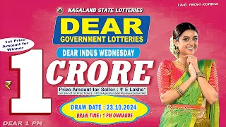 DEAR  EP 1PM LIVE 23102024  NAGALAND LOTTERY SAMBAD [upl. by Eiznek389]