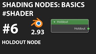 Blender 293  Holdout node  Basics [upl. by Pilloff]