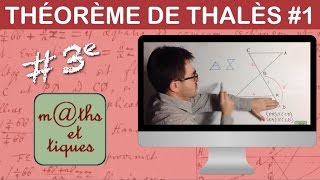 Appliquer le théorème de Thalès 1  Troisième [upl. by Columba]