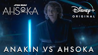 Anakin vs Ahsoka  Star Wars Ahsoka Episode 5  Disney [upl. by Ydasahc]