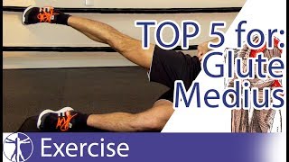 Top 5 Gluteus Medius Exercises [upl. by Eikcir95]