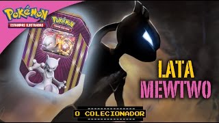 UNBOX LATA MEWTWO PODER TRIPLO MEWTWO  Pokémon TCG [upl. by Gerkman]