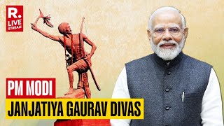 PM Modi Attends Janjatiya Gaurav Divas in Jamui  Bihar 2024 [upl. by Reo]