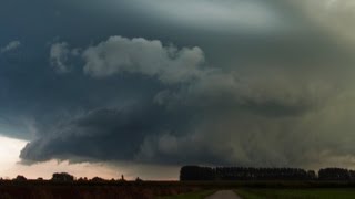 Orage supercellulaire du 10 septembre 2011  Supercell storm of 10 september 2011 [upl. by Ahsinrac]