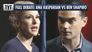 FULL DEBATE Ana Kasparian vs Ben Shapiro [upl. by Wira]