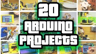 Top 20 Arduino Projects  Arduino project compilation [upl. by Lletram]