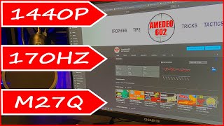 Gigabyte M27Q Product Review 1440p  170 Hz Budget Monitor [upl. by Ahern]