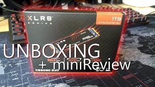 Unboxing  miniReview  SSD PNY XLR8 CS3030 1TB [upl. by Llemmart808]