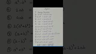 Math formula square and cude sorts [upl. by Inasah]