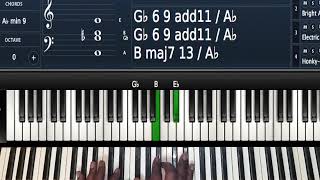 62514 Chord Progression with Tritone Subs DbC [upl. by Nnawtna277]