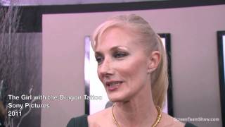 Joely Richardson Interview  The Girl with the Dragon Tattoo [upl. by Yorel455]