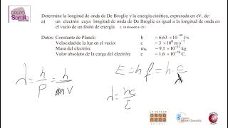 problema de broglie [upl. by Aramac]