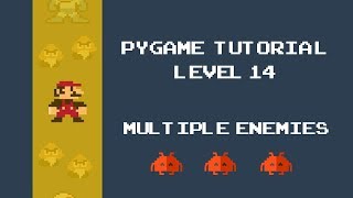 Pygame Tutorial  14  Creating Multiple Enemies  Space Invaders [upl. by Judus2]