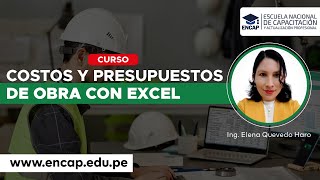 CURSO COSTOS Y PRESUPUESTOS DE OBRA CON EXCEL 2024 [upl. by Bibbye]