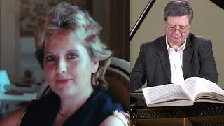 J Brahms  Acht Zigeunerlieder op 103 Carmen Quintanilla soprano Miguel Bustamante piano [upl. by Adle691]