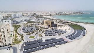 RCSI Bahrain 2023 Campus and Solar project flyover video [upl. by Sanchez647]