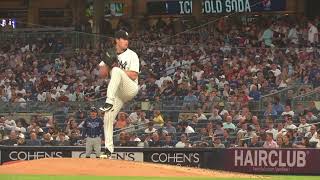 Gerrit Cole Slow Motion Pitching Mechanics 3rd Base Side View [upl. by Niram]