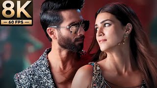 8K Remastered  Teri Baaton Mein Aisa Uljha Jiya Title Track  Kriti Sanon Shahid Kapoor [upl. by Aicineohp]