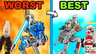 Ranking Every LEGO Star Wars Battle Pack [upl. by Notsnorb]