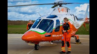 The new Magpas Air Ambulance helicopter has landed [upl. by Maples524]