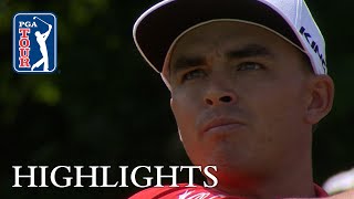 Rickie Fowler extended highlights  Round 1  Quicken Loans [upl. by Nalaf]