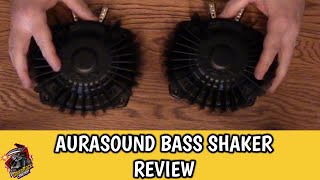 Aurasound Bass Shakers Review Home Theater [upl. by Noraf]