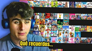 TIERLIST DE SERIES ANIMADAS CON LOS PANAS [upl. by Gabby336]